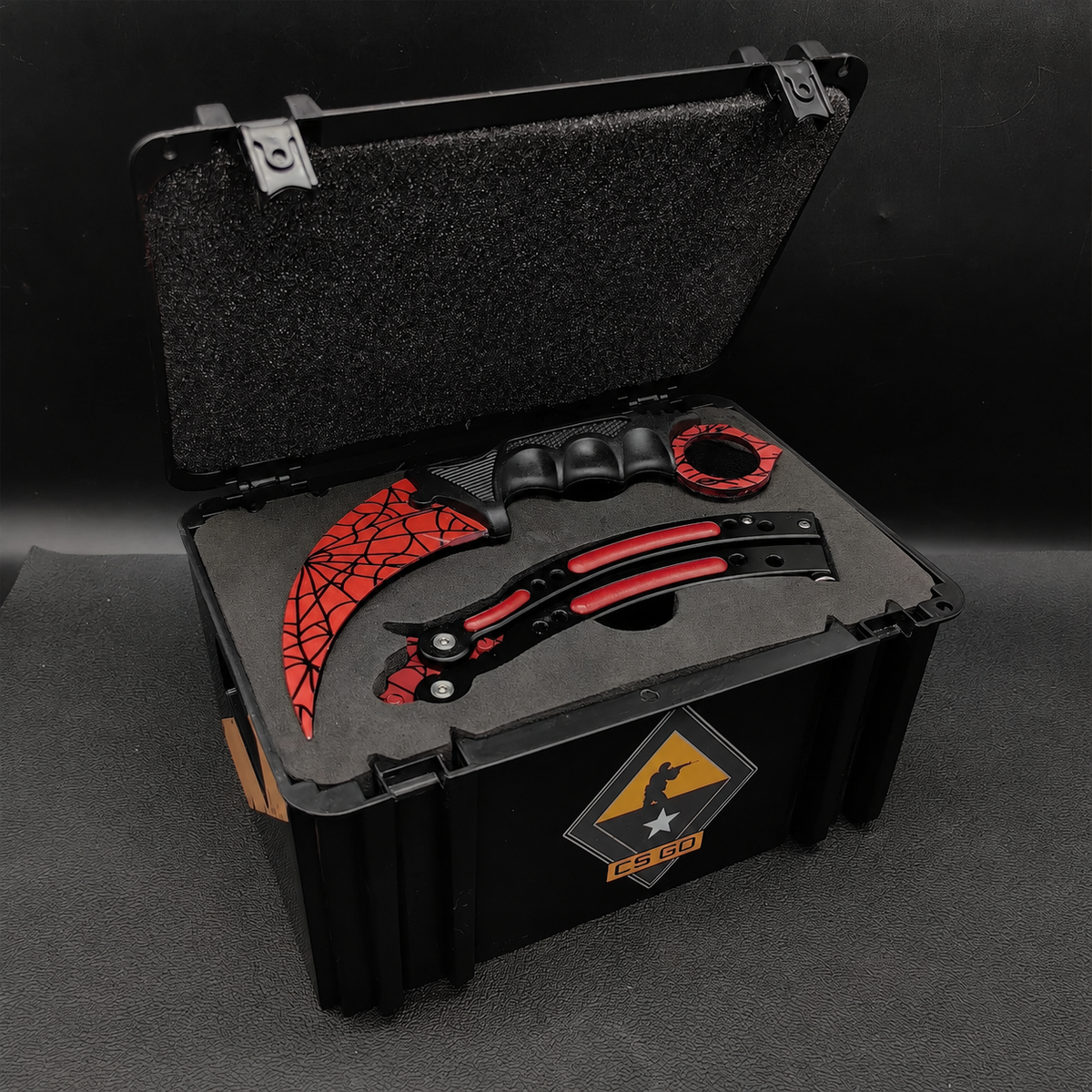 CSGO Weapon Case – Karambit + Butterfly Knife Set