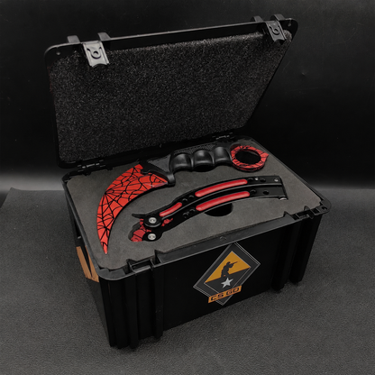 CSGO Weapon Case – Karambit + Butterfly Knife Set