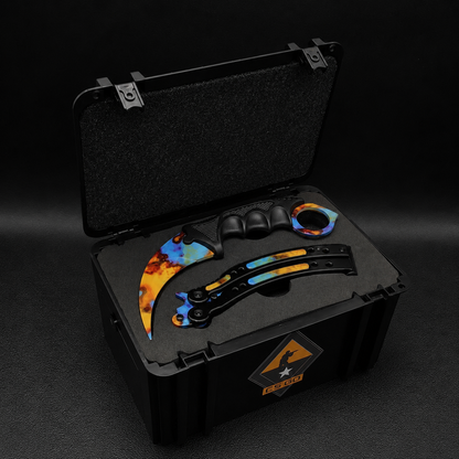 CSGO Weapon Case – Karambit + Butterfly Knife Set
