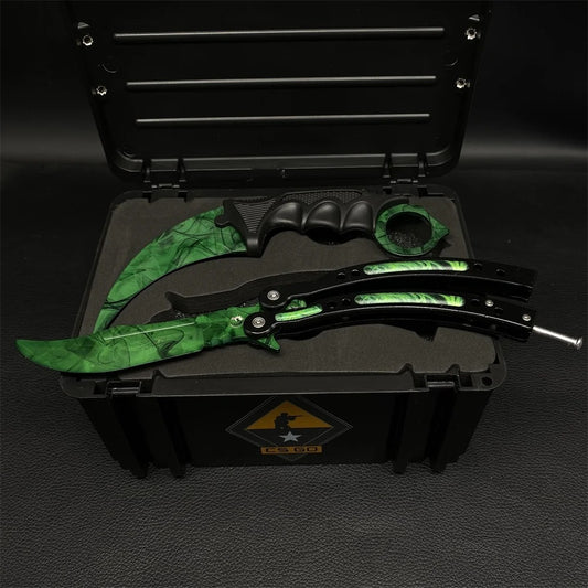 CSGO Weapon Case – Karambit + Butterfly Knife Set