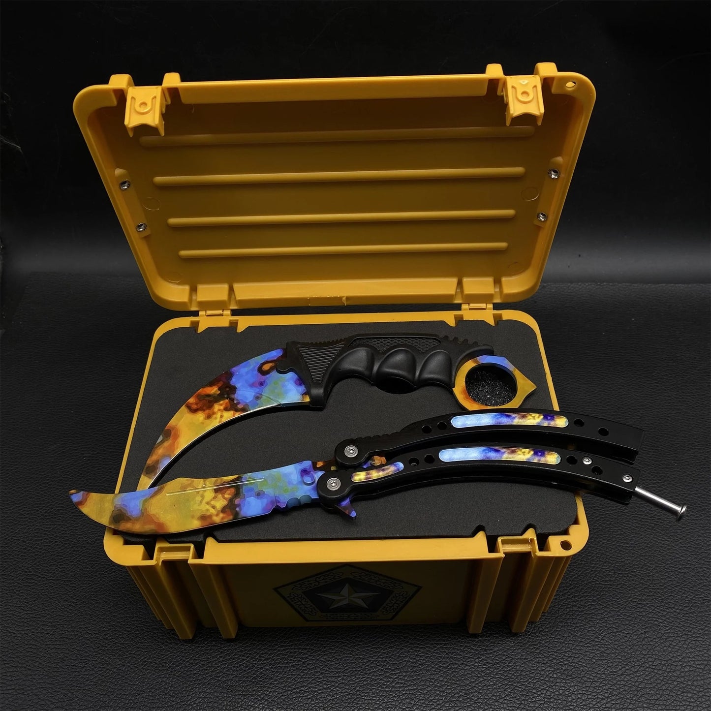 Gamma Case – Karambit + Butterfly Knife Set / 5 Finishes