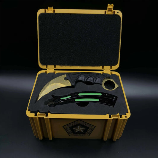 Gamma Case – Karambit + Butterfly Knife Set / 5 Finishes
