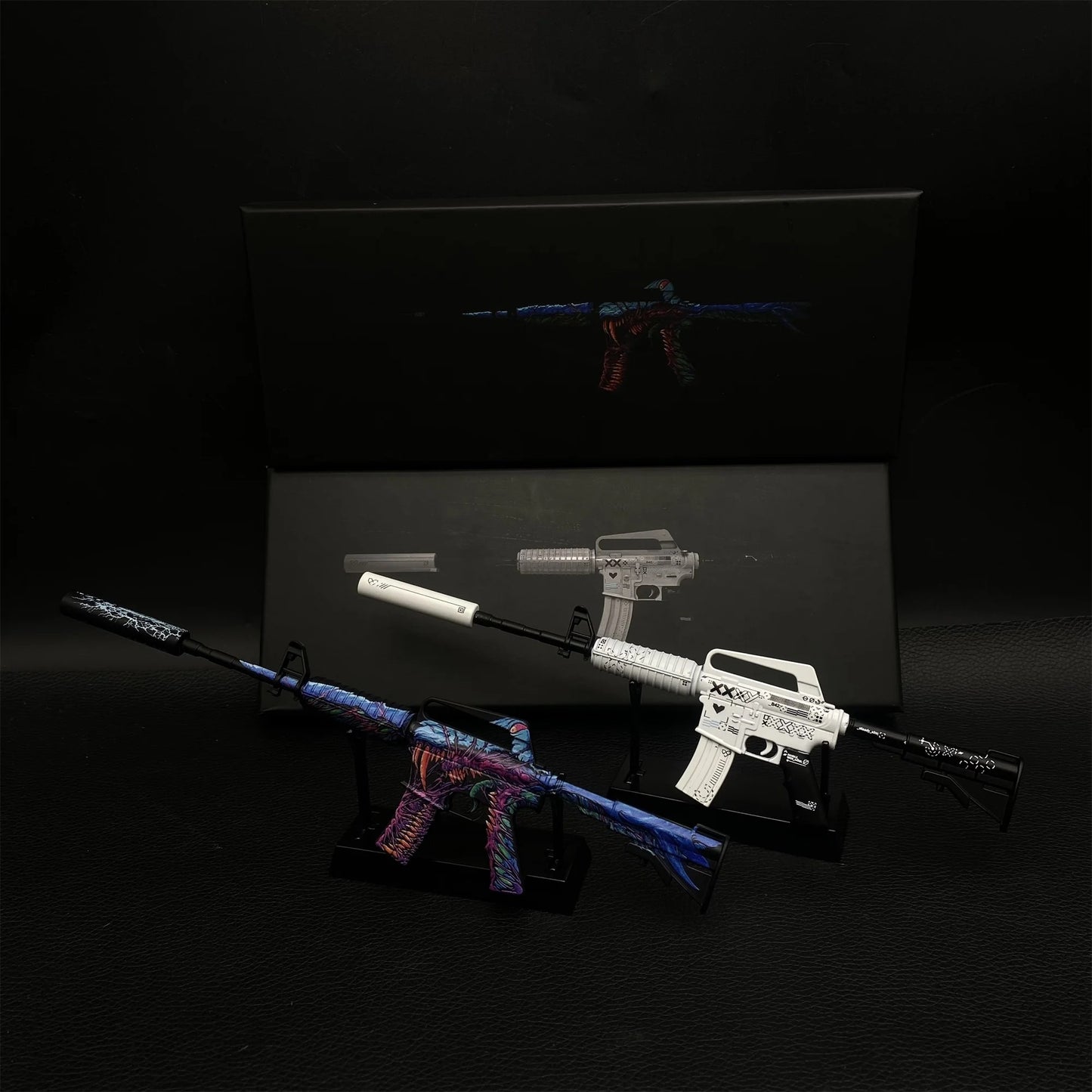 2x M4A1-S Printstream + Hyper Beast Bundle with 2 stands