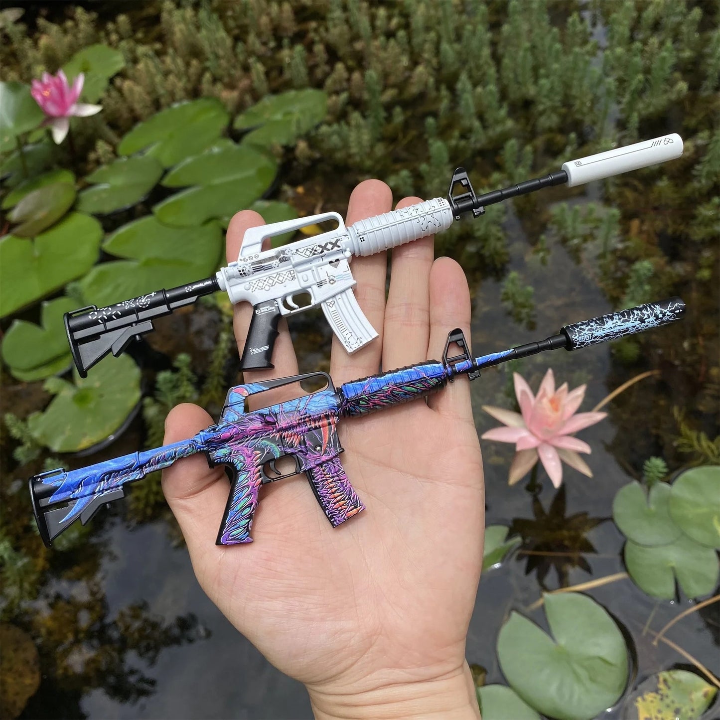 2x M4A1-S Printstream + Hyper Beast Bundle with 2 stands